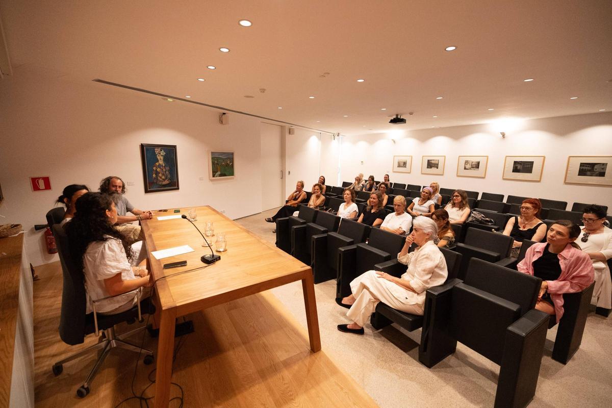 El público congregado por el Seminari Cicerone.