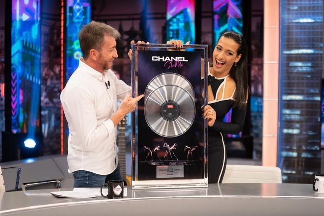 La cantante Chanel Terrero en el plató de 'El hormiguero'