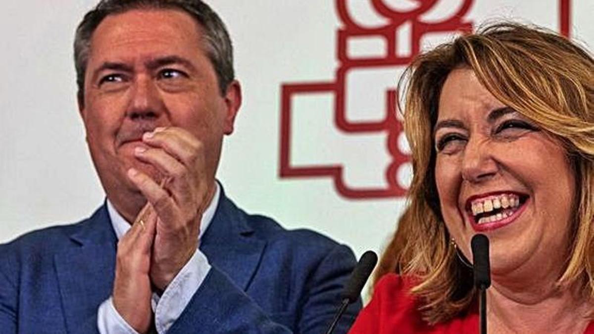 Juan Espadas y Susana Díaz.