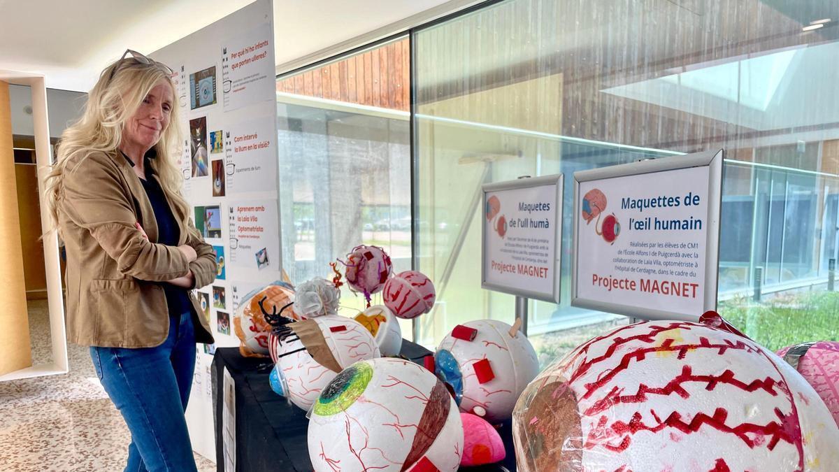 La mostra sobre la visió a l'Hospital de Cerdanya