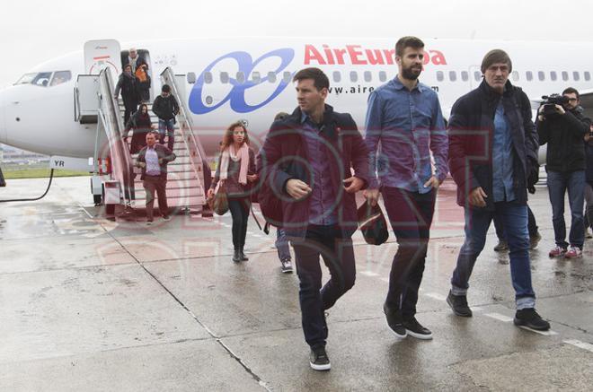 La lluvia recibió al Barça en Hondarribia