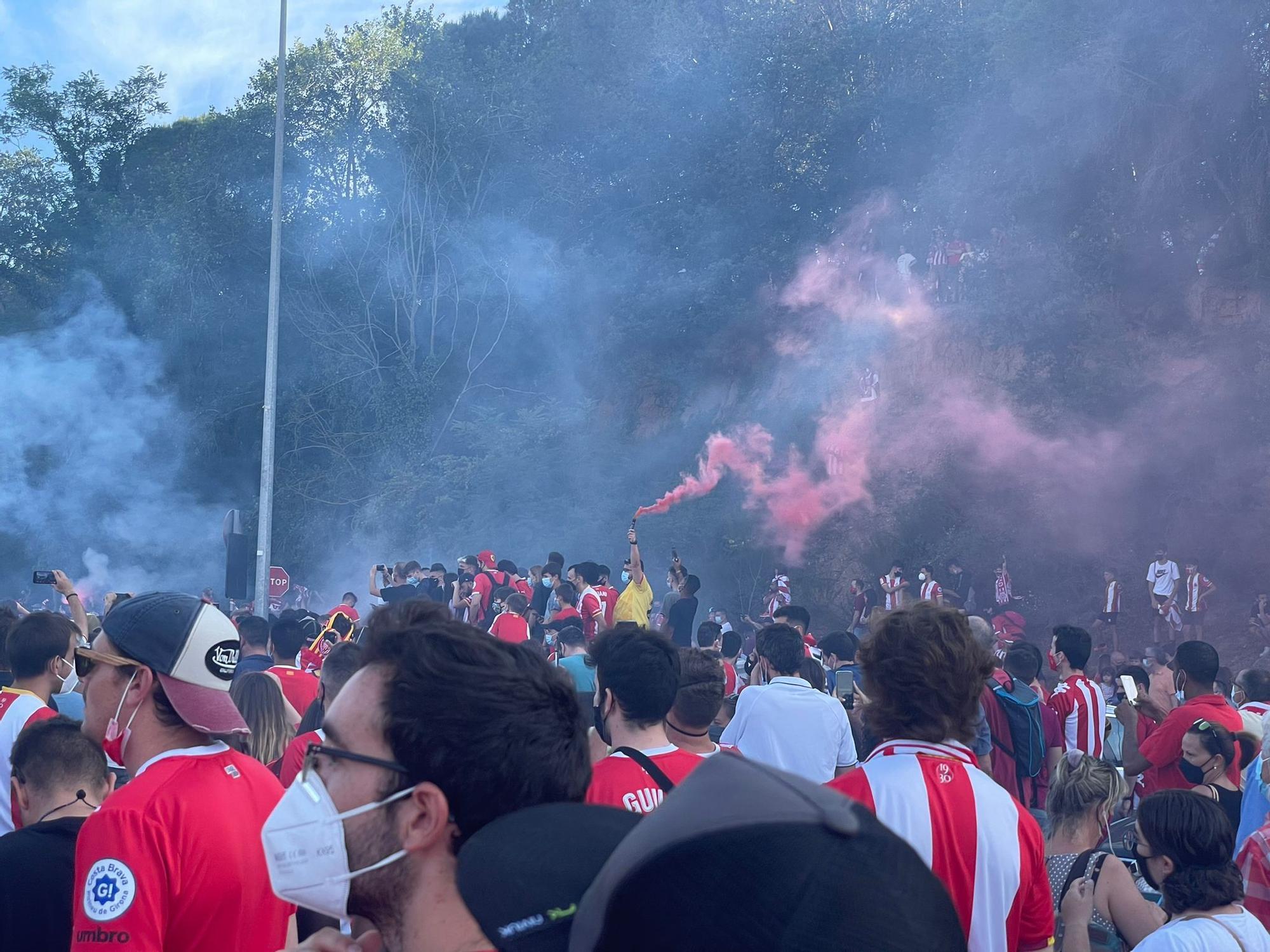 Així es viu la prèvia del Girona Rayo a Montilivi