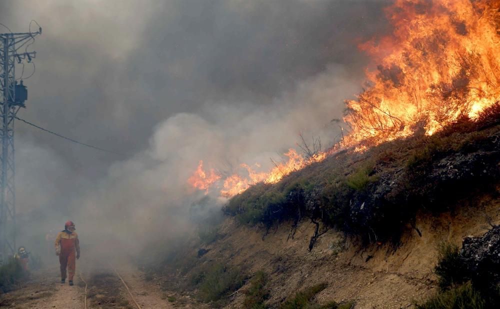 El fuego no da tregua en Degaña