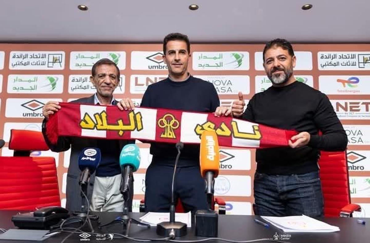Jorge López durante su presentación
