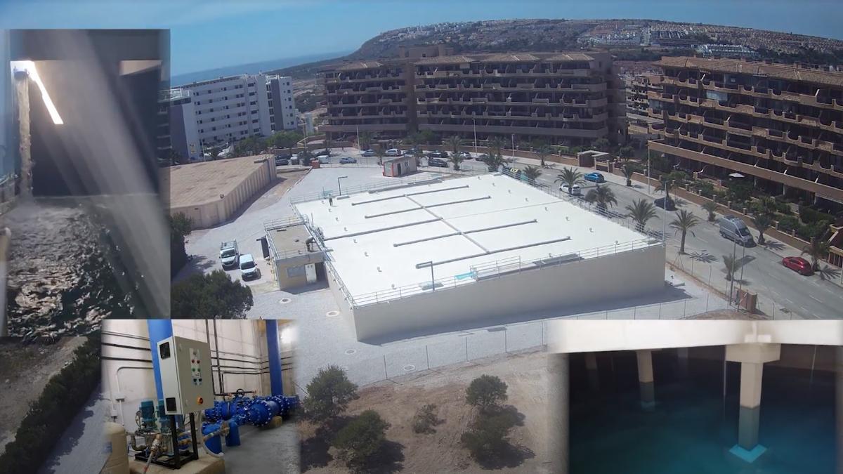 Proceso de construcción del depósito de agua de Arenales y El Altet