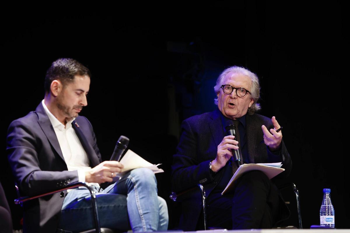 Bielsa y Joan Romero, en el I Foro Área Metropolitana de València.