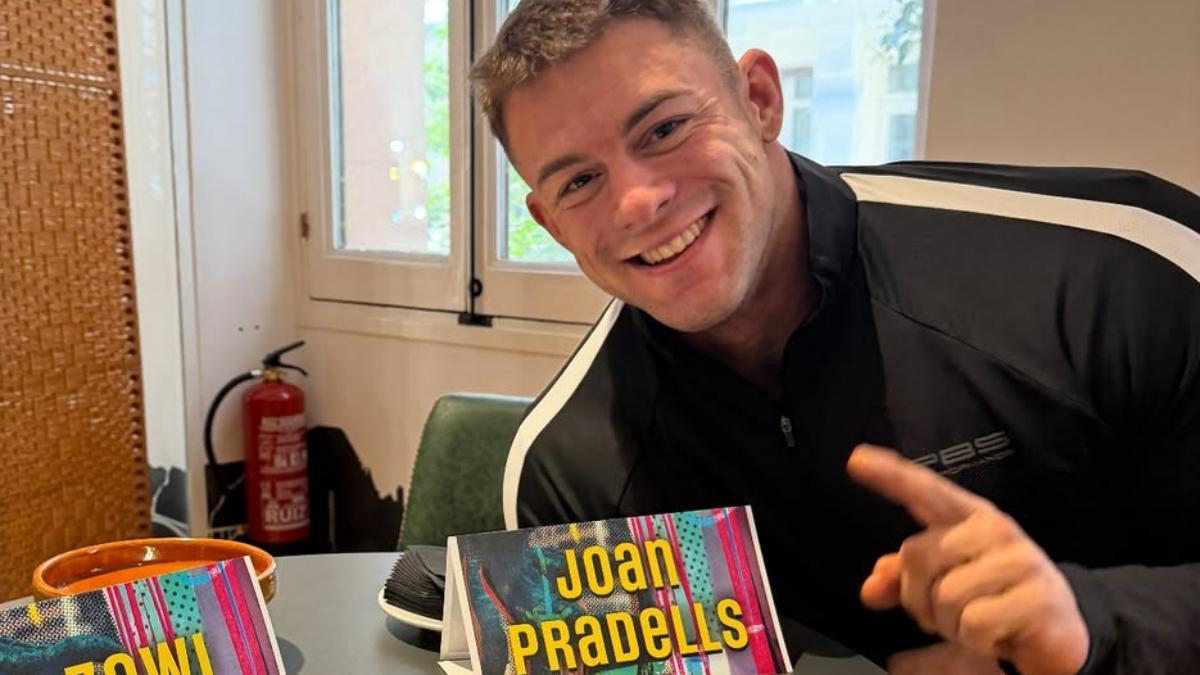 Joan Pradells, durante su visita a 'La Resistencia'