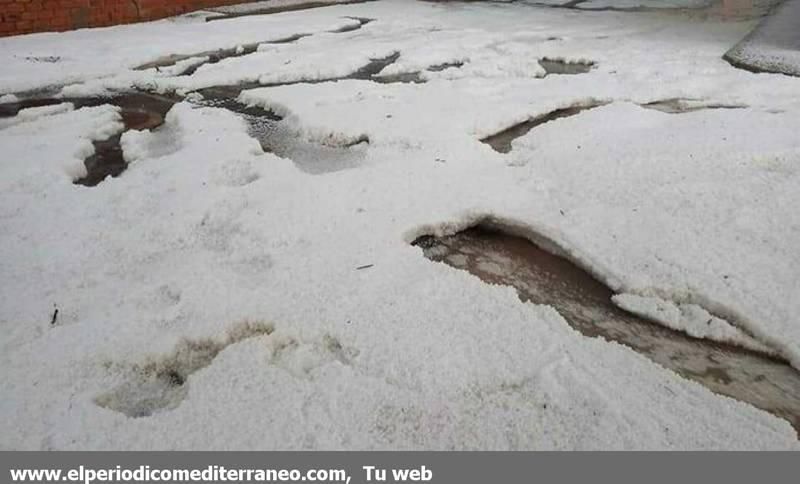 Espectacular tormenta de granizo en Vilafranca