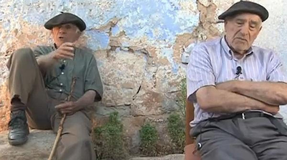 Moisés (esquerra) i Isidro Ciriano ja parlaven de la crisi el 2007.