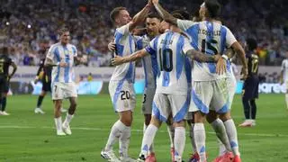 Susto de Argentina, que va a las 'semis' desde los penaltis