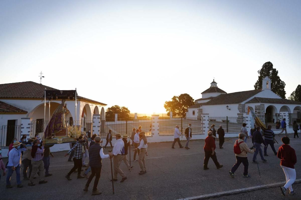 La Virgen de Luna regresa a su santuario desde Villanueva de Córdoba