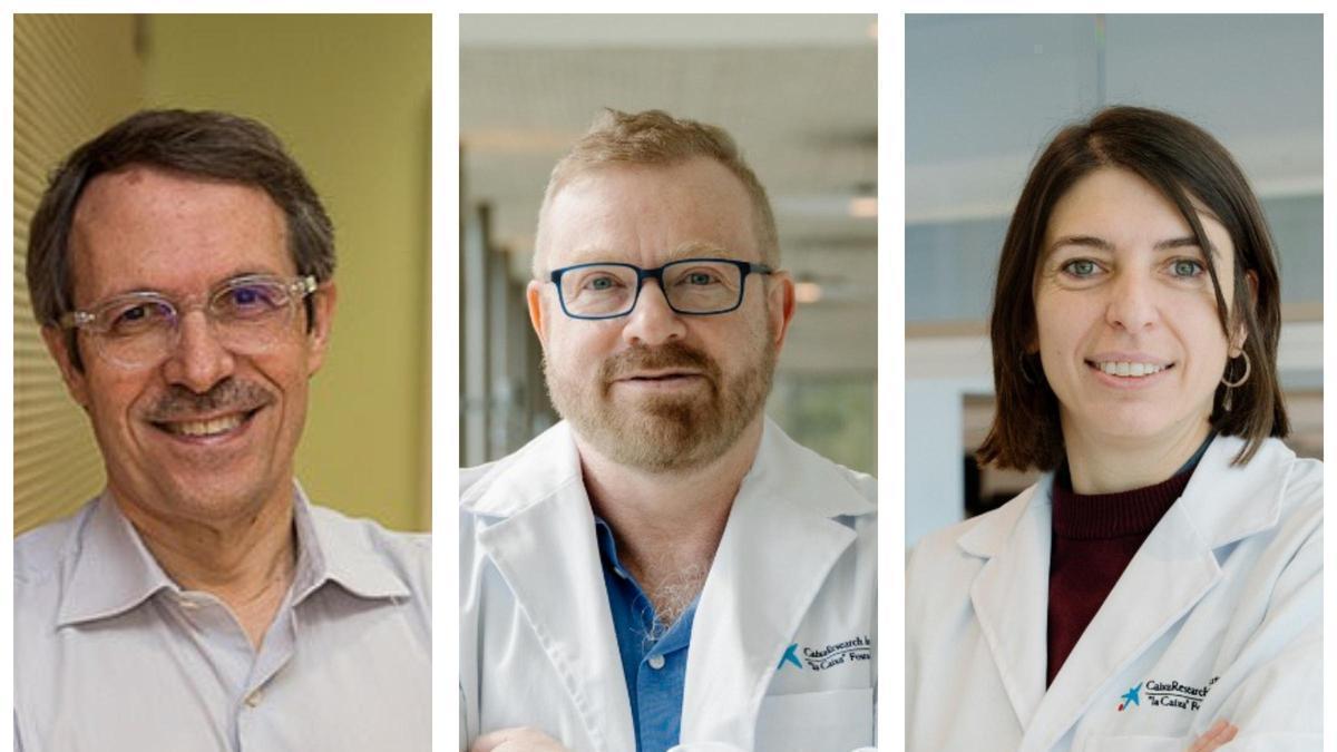 De izquierda a derecha, Josep Dalmau, Gabriel Rabinovich y Gemma Moncunill.