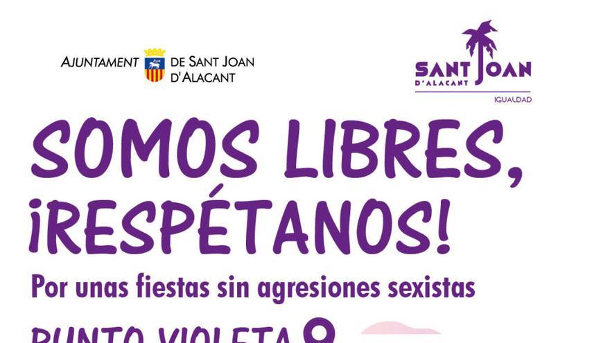 Un punto violeta para las próximas Fiestas de Sant Joan