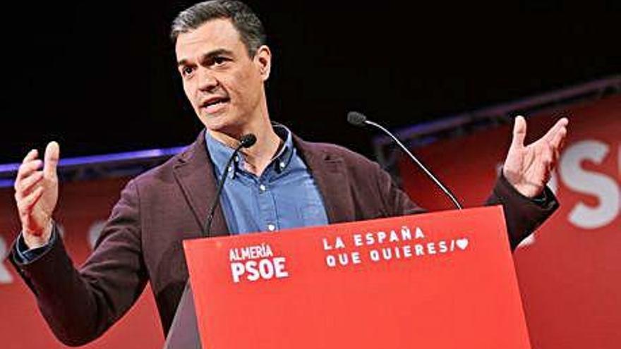 El secretari general del PSOE i president del Govern, Pedro Sánchez