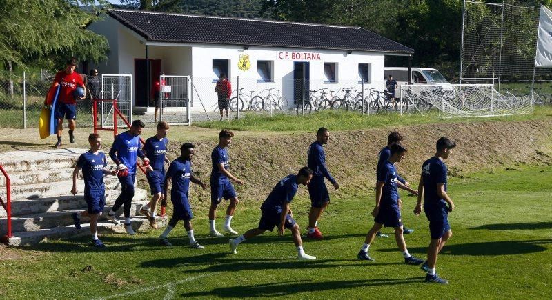 Segunda jornada de entrenamientos en Boltaña