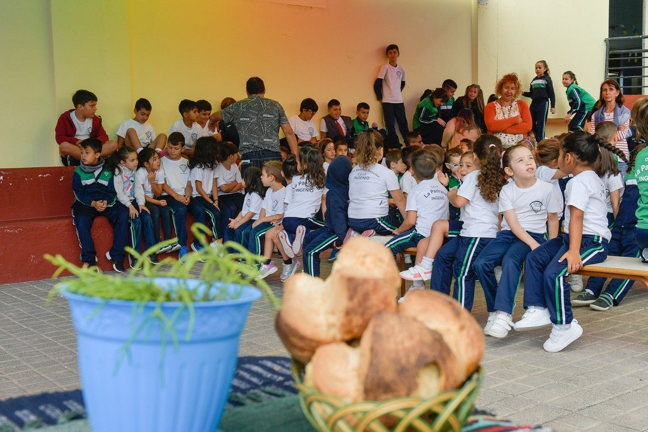 Inauguración del patio 'Manolo Vieira' en el CEIP La Pastrana (Ingenio)