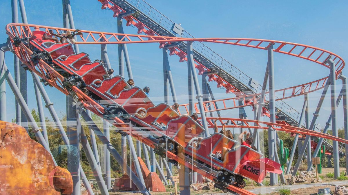 Un parque de atracciones en una imagen de archivo.