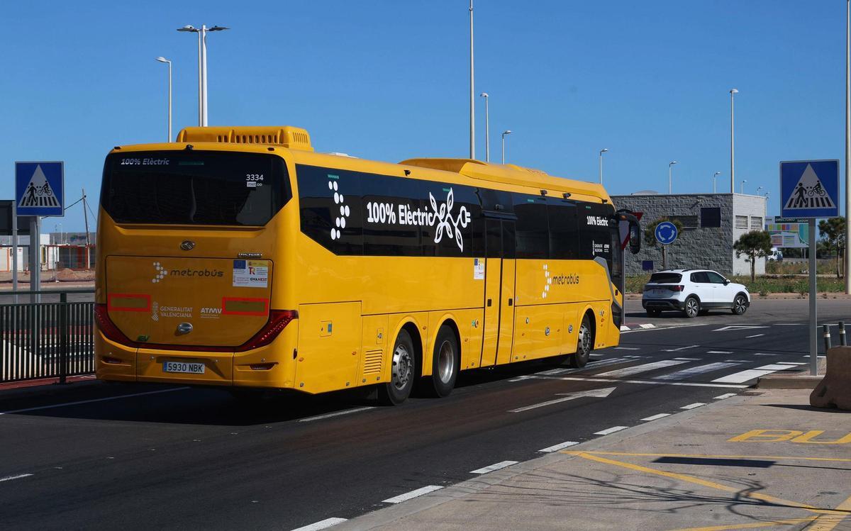 Autobús urbano en Sagunt.