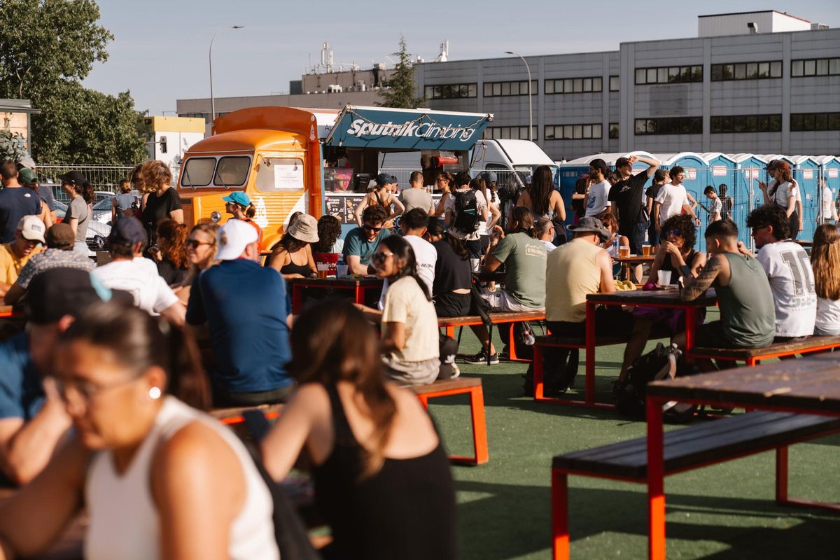 La Cantina de Sputnik Climbing estuvo presente en forma de food truck en la IFSC Climbing World Cup Comunidad de Madrid 2025