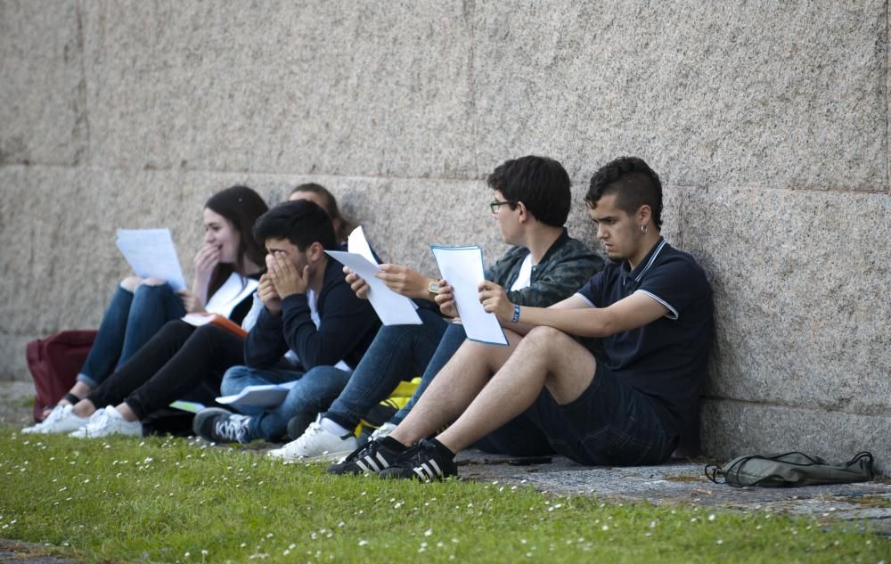 Primer día de selectividad en Galicia