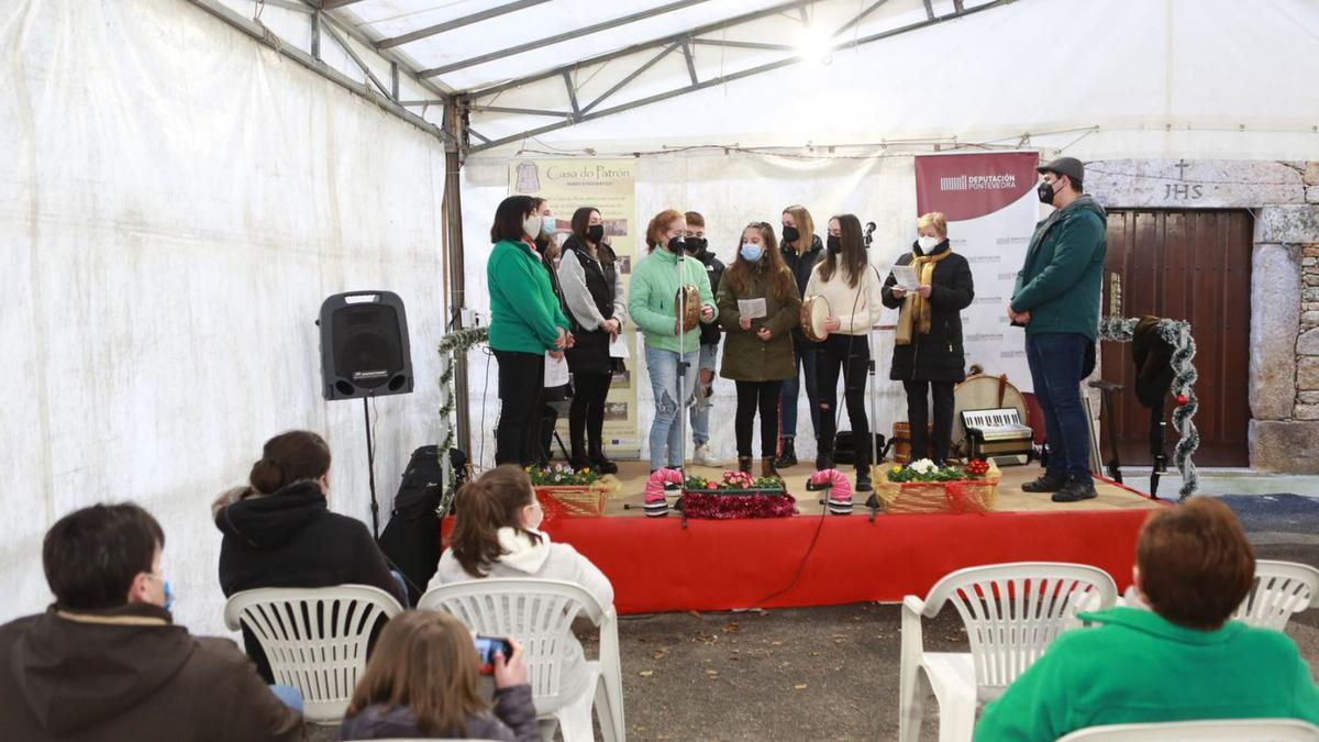 Final del programa Aldea do Nadal en Codeseda, Lalín. |   /BERNABÉ/ ANA AGRA