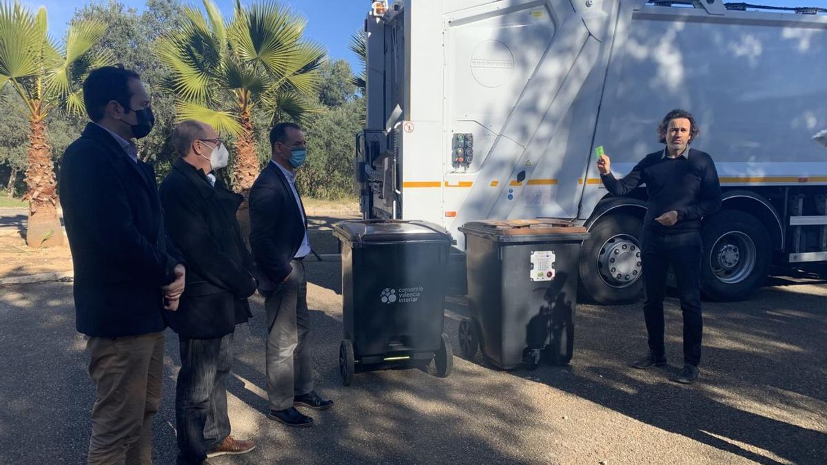 José Morell, José Vicente Guijarro, Robert Raga y Ángel Rodríguez, ayer en Cheste. | A.S.