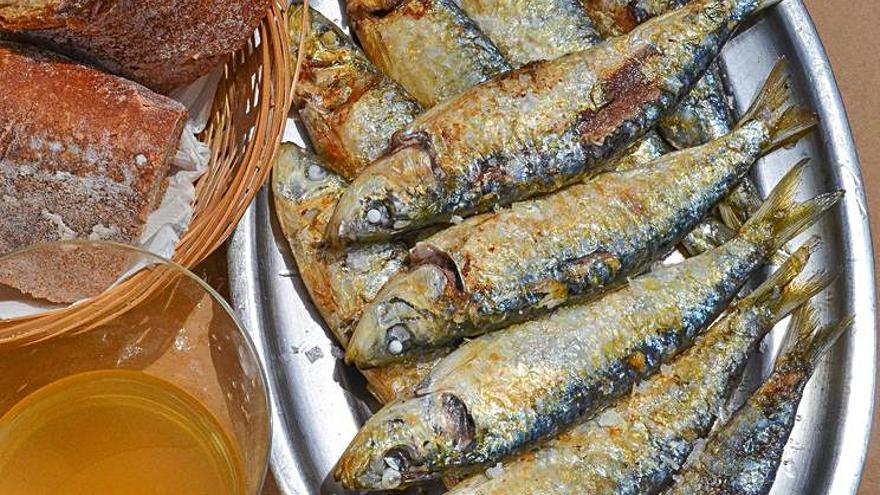 Sardinas a la plancha./ Ana P. Paredes