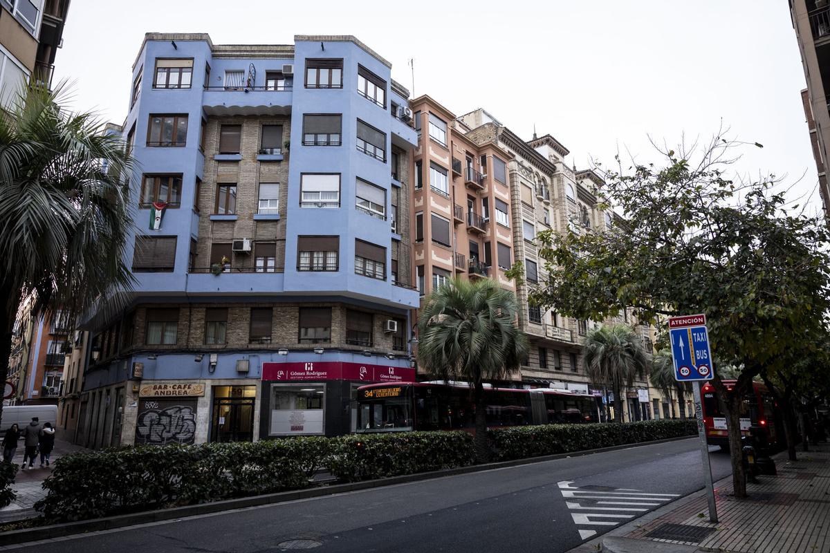 EDIFICIOS QUE REQUIEREN REPARACION DEL AYUNTAMIENTO EN CONDE ARANDA 39, 443 Y 45 DENTRO DEL PLAN ESPECIAL DE INSPECCIONES DEL GANCHO