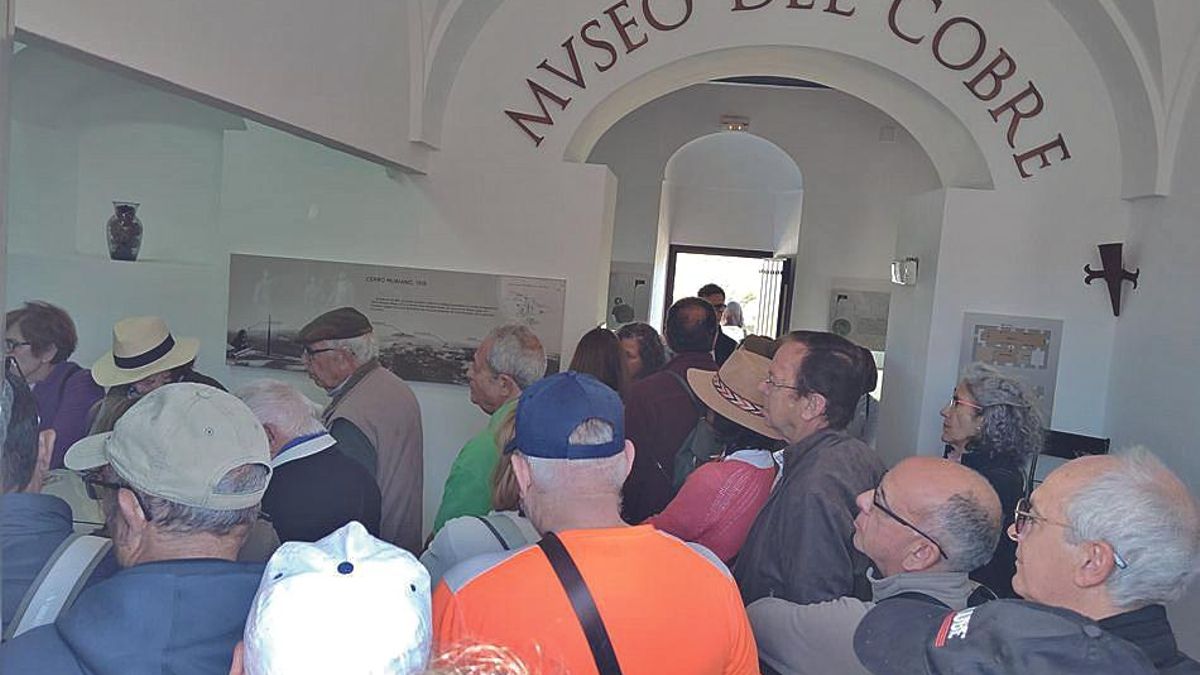 Visita al museo del cobre en la etapa a Cerro Muriano organizada por la Asociación jacobea (marzo de 2025).