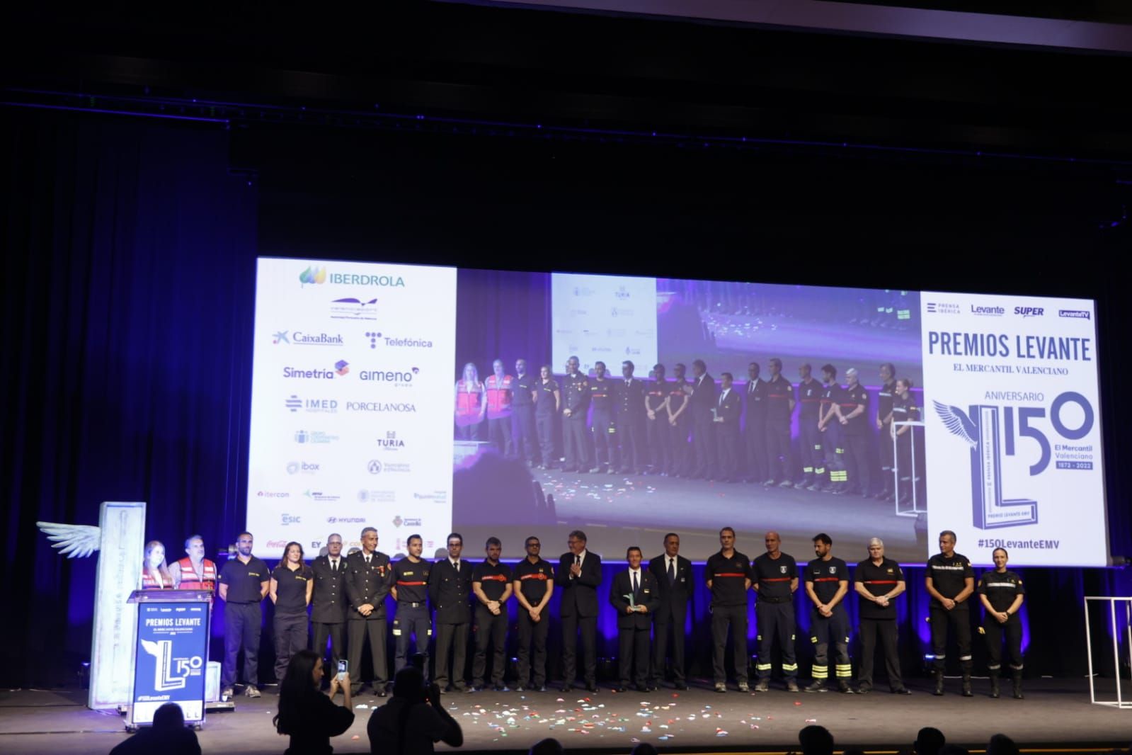 El Palacio de Congresos acoge la celebración de los 150 años de historia de Levante-EMV