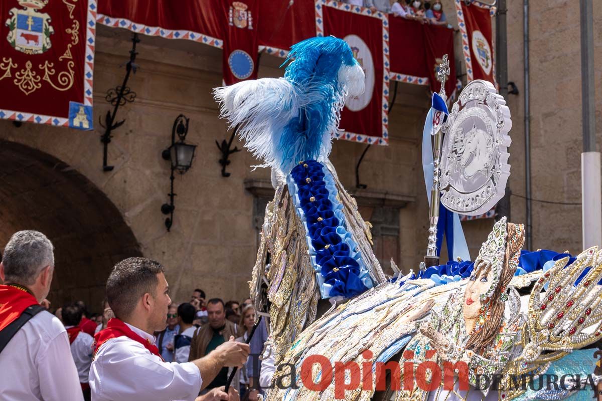 Recorrido Caballos del Vino día dos de mayo en Caravaca