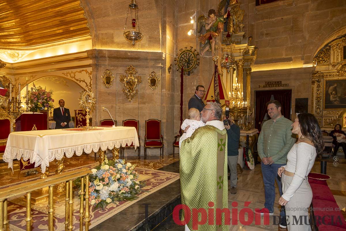 Presentación a la Vera Cruz de Caravaca de los niños nacidos en 2023