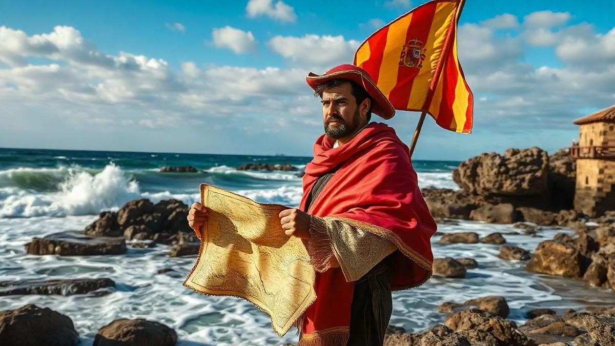Imagen de Cristóbal Colón creada por IA