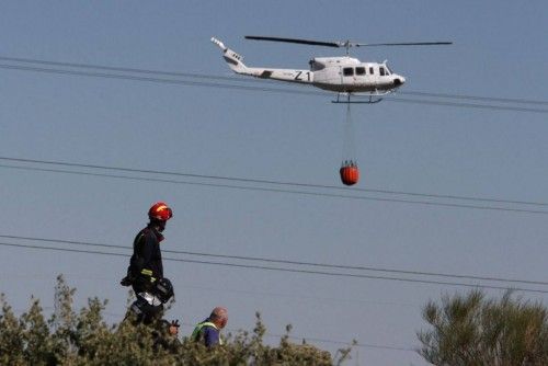 Un incendio arrasa parte de los Arribes en Villalcampo