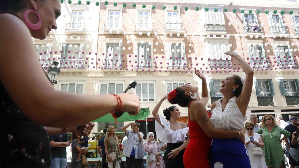 Una imagen de la Feria de Málaga del año pasado capatada en el centro histórico.