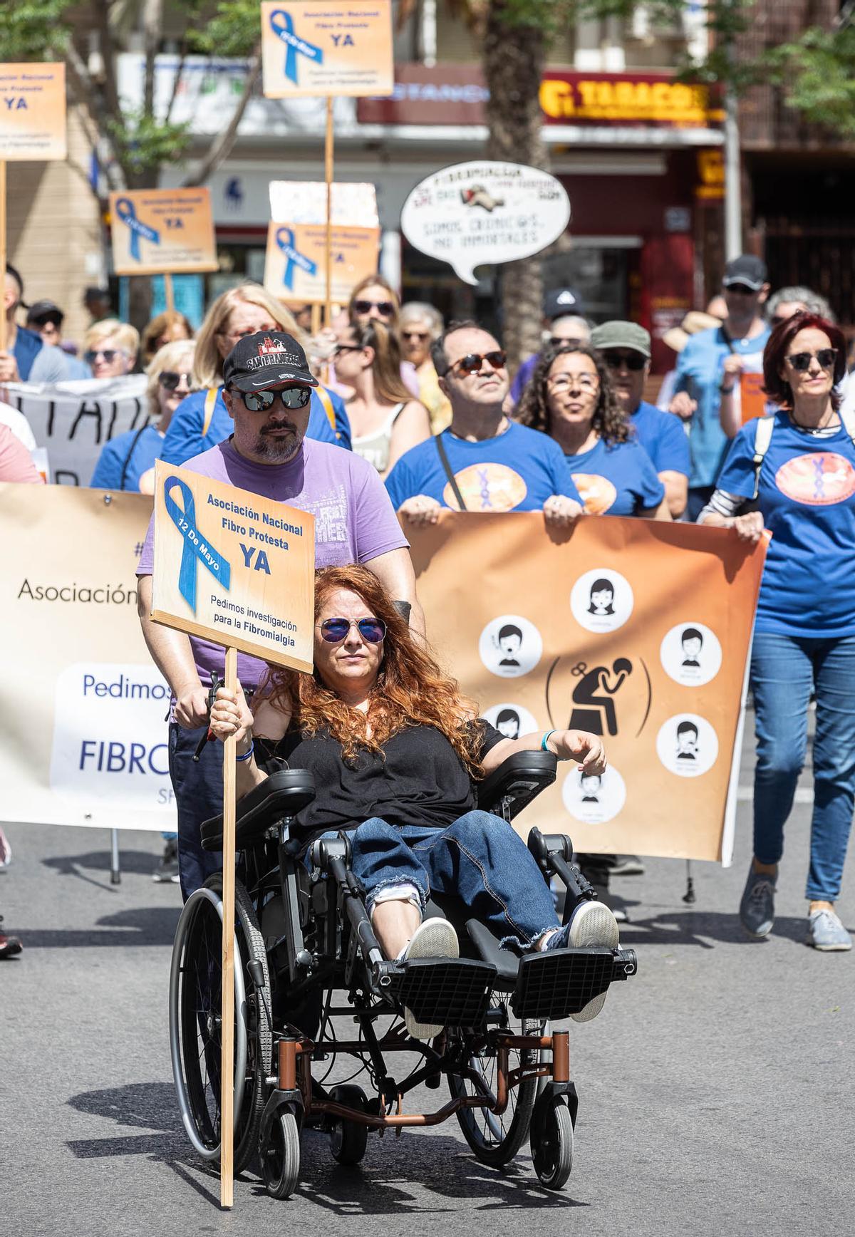 Marcha en Alicante por la visibilidad de enfermos de síndrome químico o covid persistente
