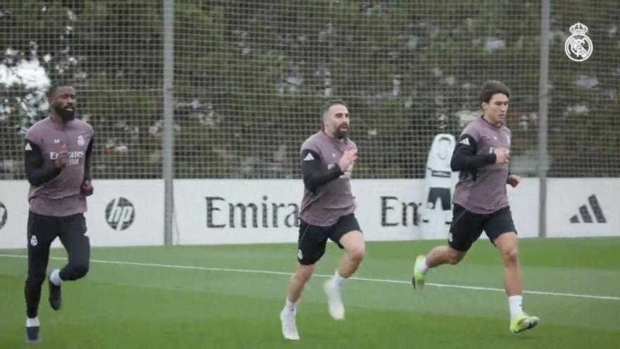 El Real Madrid vuelve al trabajo con la Real Sociedad en el horizonte