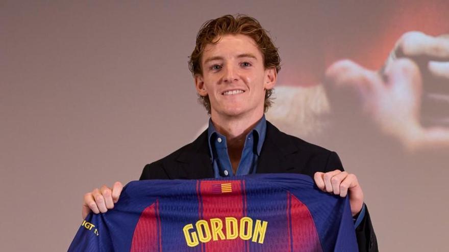 Anthony Gordon ya es blaugrana: así fue su presentación