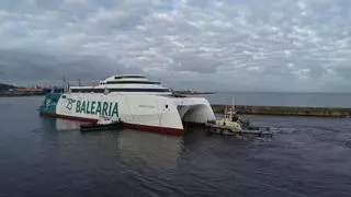 Baleària bota su segundo fast ferry propulsado a gas tras invertir 126 millones