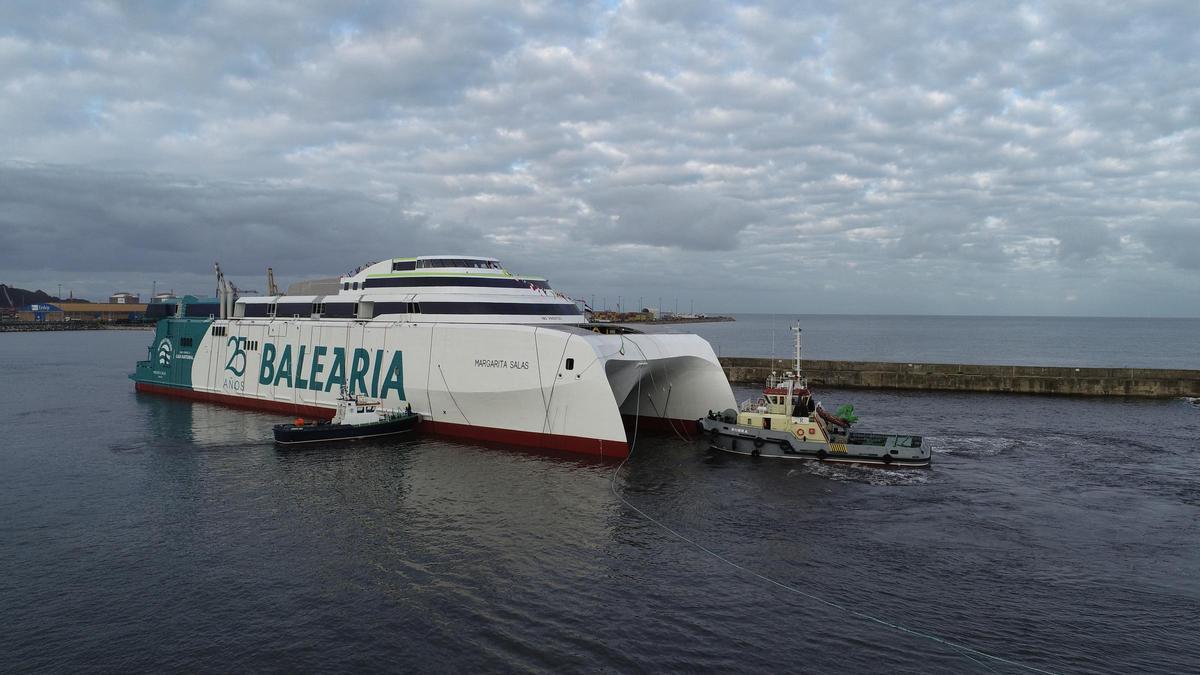 El nuevo fast ferry de Baleària.