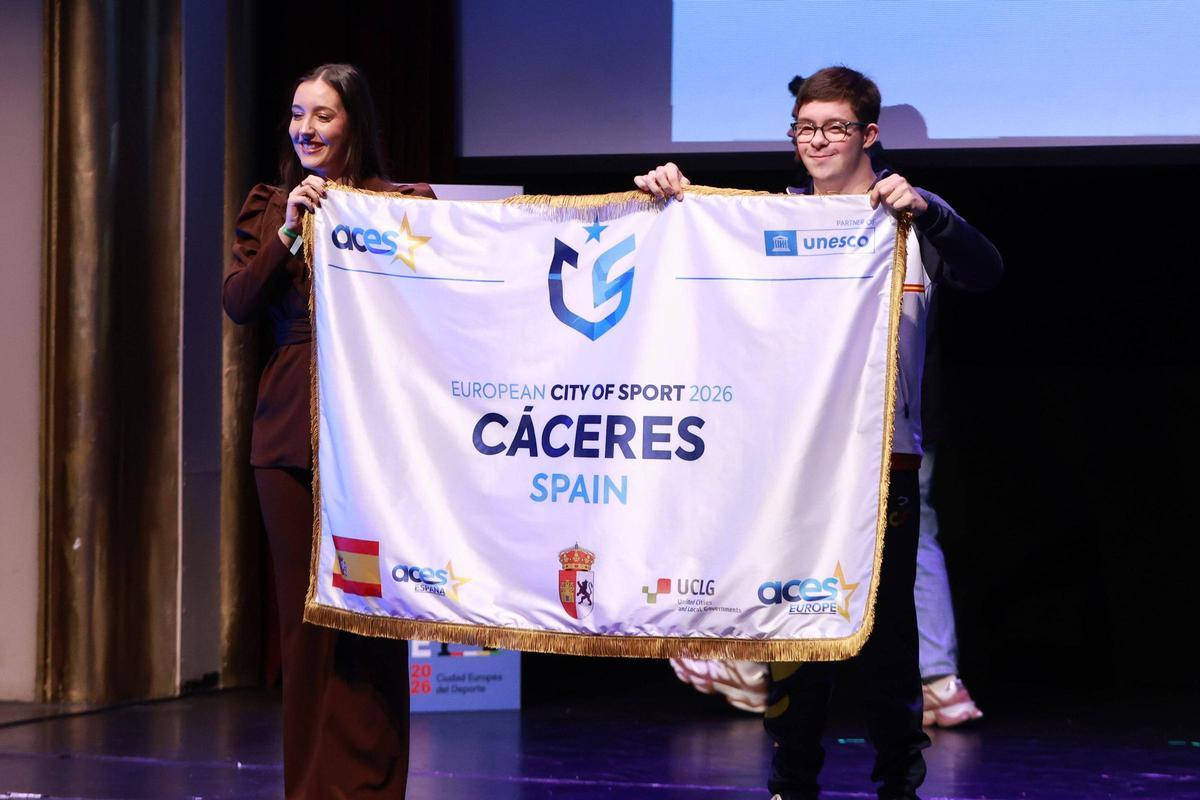 Así ha sido la gala inaugural de Cáceres como Ciudad Europea del Deporte en la sala Capitol