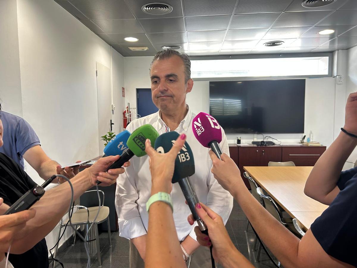 Antoni Vera, este lunes atiende a los medios en el ParcBit.