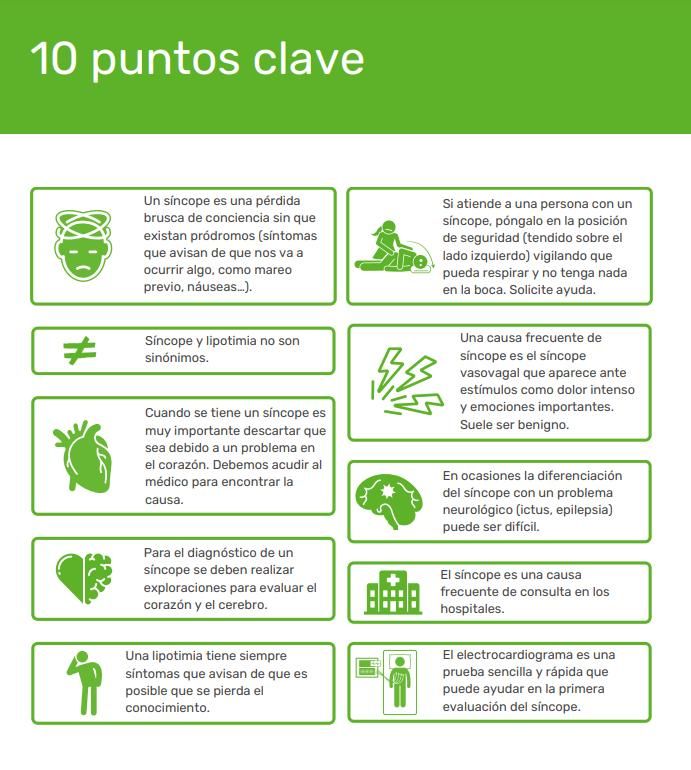 Las 10 claves de la lipotimia y el síncope