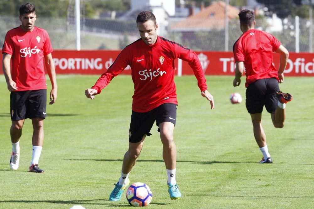 Entrenamiento del Sporting de Gijón