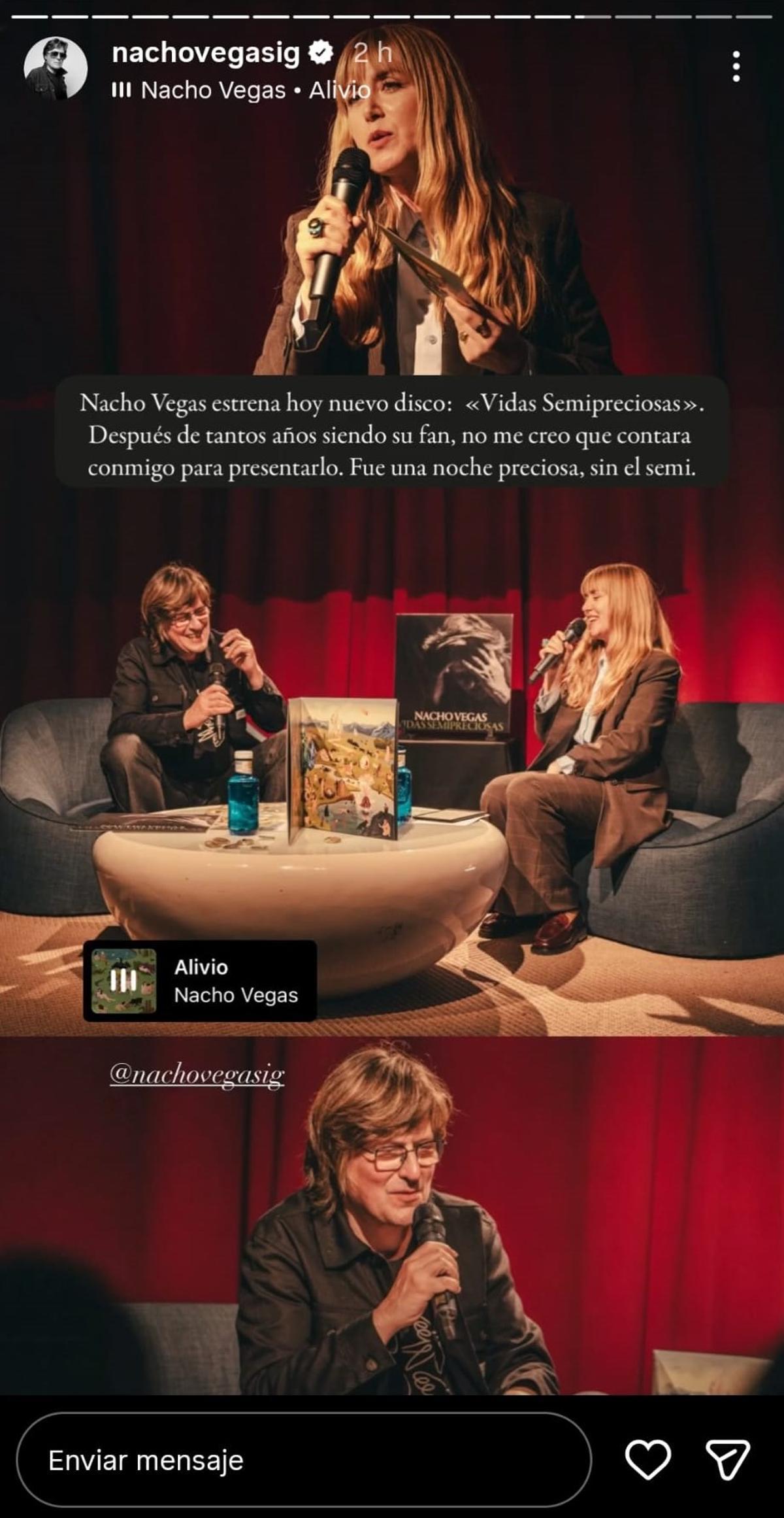 Story de la presentación de "Vidas semipreciosas", ayer en Madrid