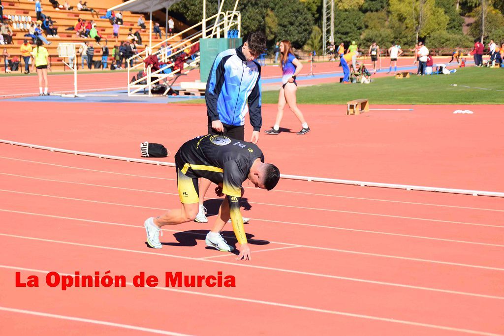 Regional absoluto y sub-23 de atletismo en Lorca (I)