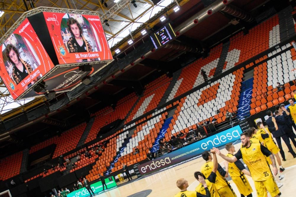 Partido entre el Iberostar y el Unicaja en la fase final de la Liga ACB.