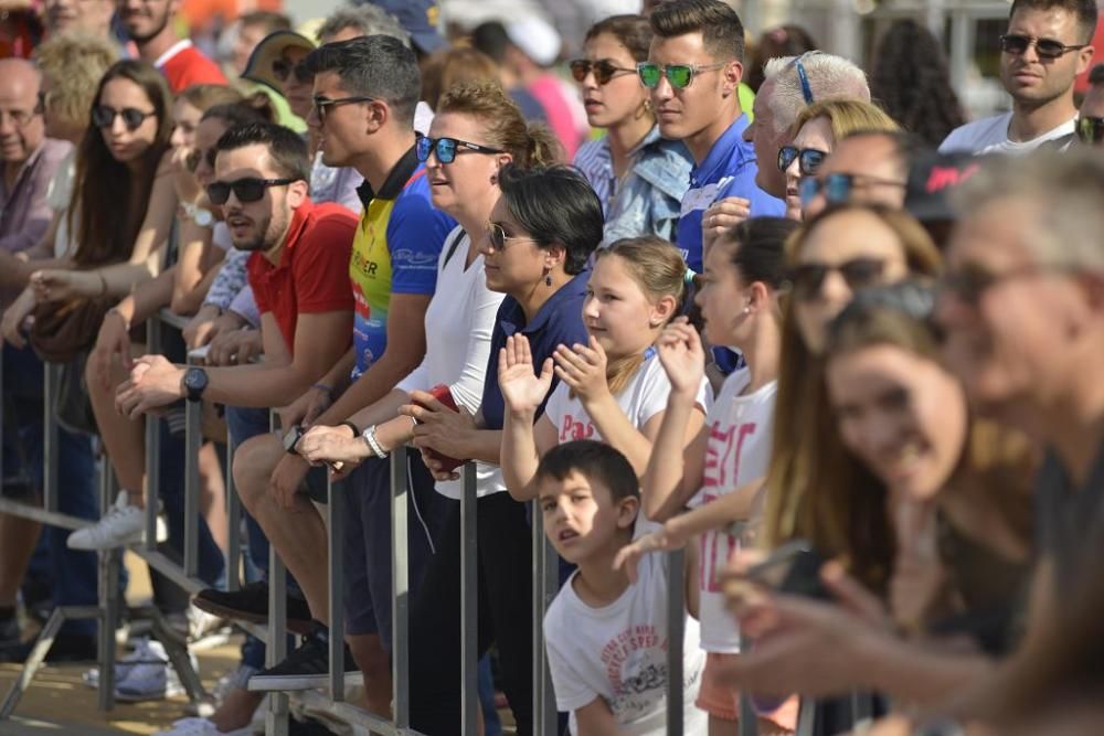 Llegada a la meta del Triatlón Villa de Fuente Álamo