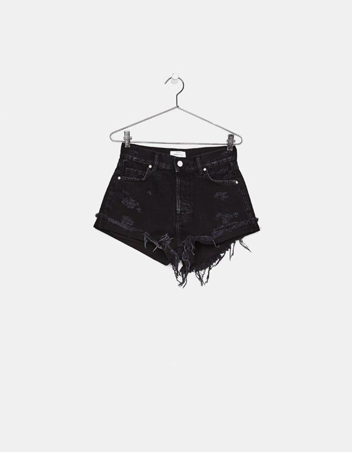 Short denim negro