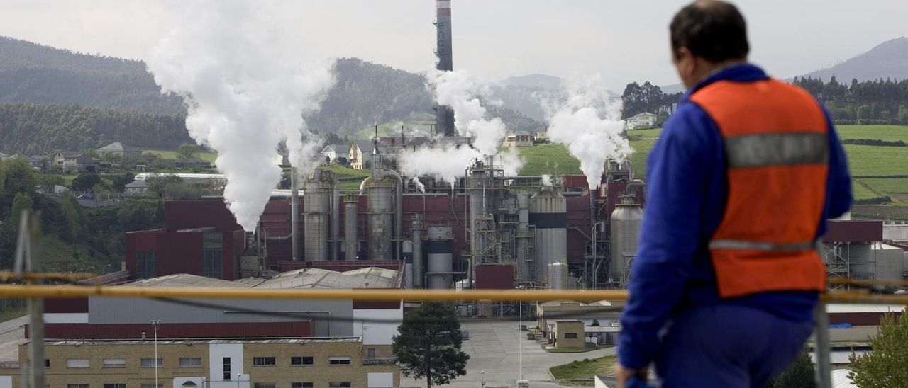 Factoría de Ence en Navia